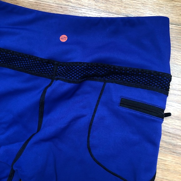 Vimmia Revolve Mesh Blue Indigo Leggings Sz Medium - Picture 2 of 4